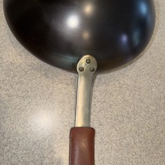 MADE IN BRAND CARBON STEEL WOK SEASONED AND READY TO GO 12.5 Inches LARGE
