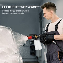 Snow Foam Lance Cannon Soap Bottle Sprayer For Pressure Washer Gun Jet Car Wash