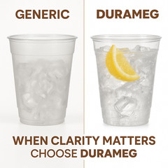 100 Clear 16 oz PET Cups with Dome Lids – Disposable for Smoothies & Treats