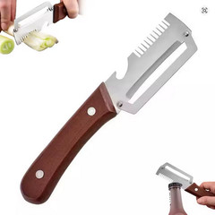 2 in 1 Durable Stainless Steel Peeler For Peeling Slicing Fruits Vegetables Peel