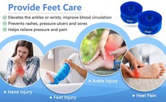 Foot Support Pillows Heel Ankle Protector Foot Cushion for Pressure Sores Ulcer