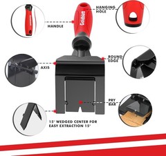 Goldblatt 3″ Trim Removal Tool Baseboard Removal Tool for No-damage the surface