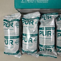 6 PACK PUR PLUS Mineral Core Faucet Mount Water Filter Replacement RF-9999