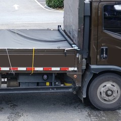 Dump Truck Trailer Hand Crank Manual Pull Tarp Roller Kit 64″ to 104″ Wide