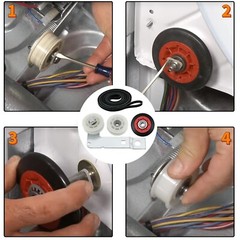 For Maytag Whirlpool Dryer 4392067 Dryer Repair Kit W10837240 Dryer Idler Pulley