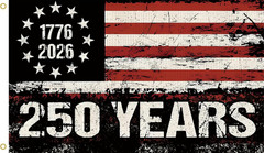 250 Years America Flag, 3X5 Ft, USA 250Th Anniversary Patriotic Design,1776-2026