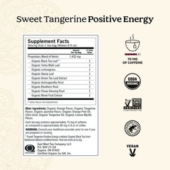 Yogi Tea – Sweet Tangerine Positive Energy Tea (4 Pack) Caffeine – 64 Tea Bags