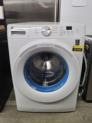 GE GFW350SSYWW 28″ White 4.6 cu ft Front-Load Washer NOB #161047
