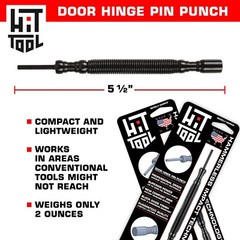 HIT Tool Door Hinge Punch & Steel Hammer Combination Hammerless Spring Tool
