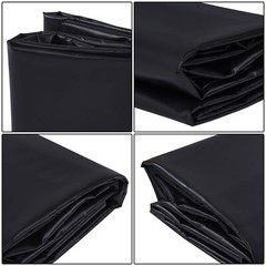 13ft*18ft Black Pond Waterproof Liner 20 Mil Thickness Fish Pond Liner HDPE