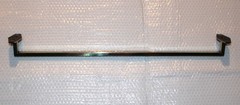 1920’s Antique Towel Bar Solid Nickel Silver / White Brass 3 lb 9 oz 27 5/8 Inch