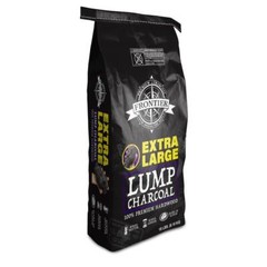 Frontier Natural Lump Charcoal 18 lb Extra Large Hardwood BBQ Grilling Quebracho