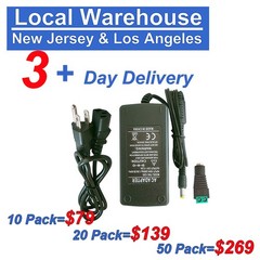 110V AC To 12V DC Transformer 12V 5A 60W Universal 12 Volt Power Supply Adapter