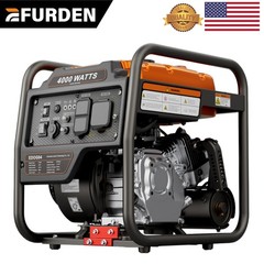 4000-Watt Portable Inverter Generator, Gas Powered Generator for Emergency Home
