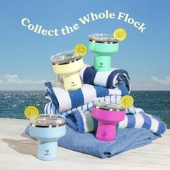REDUCE Saltini 16 oz Insulated Cocktail Tumbler with Lid, Shatterproof