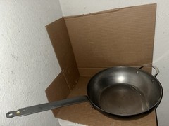 De Buyer MINERAL B Carbon Steel 13” Frying Pan Deep Induction Ready France