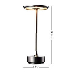 Cordless LED Touch Sensor Table Lamp Rechargeable Dimmable Bar Desk Night Light