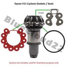 Genuine Dyson V11 SV14 SV15 SV28 Cyclone GASKET SEAL SET Rubber & Foam Gaskets
