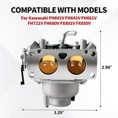 Carburetor Replacement for Kawasaki FH601V FH641V FH680V FH721V FX801V FX850V 22