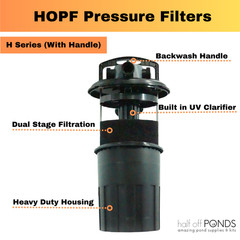Half Off Ponds HOPBP-4000H Pressure Filter 36-Watt UV for Ponds To 4,000 Gallons