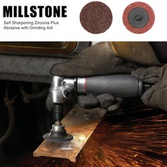 50Pc 2″ Fine/Medium/Coarse Roloc Scotch Pads Roll Lock Surface Sanding Disc
