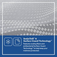 Sealy 13-in Firm California King Memory Foam Mattress
