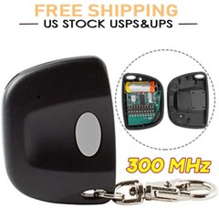 2PC Remote Control Garage Door Gate Opener Transmitter 10 Digit Pins Code-300MHz