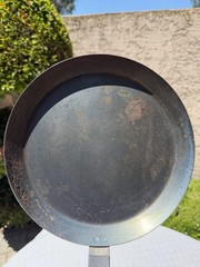 De Buyer Blue Carbon Steel Crepe & Tortilla Frying Pan 9.5” Diameter, 7.75” Used