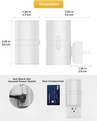 Adjustable Brightness LED Night Lights with Light Sensor – Perfect for Any Room