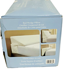 Costco Essential Comfort Bed Wedge Pillow, Queen Size