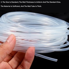 Food Grade Silicone Tube ID 2mm~38mm Hose Clear Soft Rubber High Temp Resistance