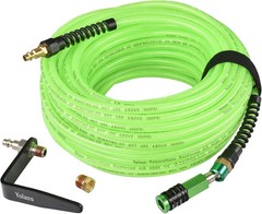 Yolass 1/4″x100 ft Green Transparent Flexible Reinforced Polyurethane (pu) Air H