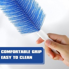 3-Pack Bendable Fan Cleaning Brush – Reusable Microfiber Duster for Fans&Curtain