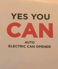 Kitchen Mama Auto Electric Yes You Can Opener White Hands-Free Kitchen Tool NEW