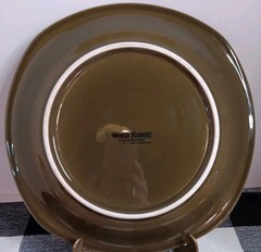 World Market Sage Rimmed 10.3”Squircle Dinner Plates Made In Portugal (Set Of 4)