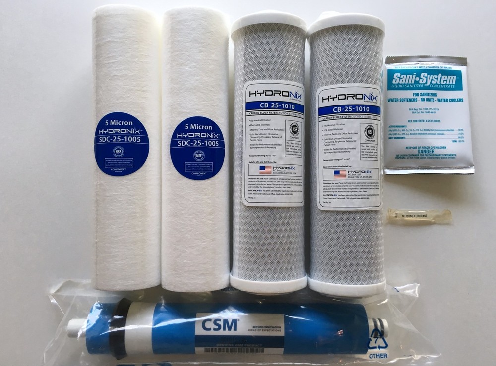 HYDRO-LOGIC STEALTH SMALL BOY 100 COMPLETE FILTER PACK – 35 GPD MEMBRANE