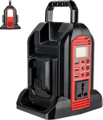 350W Power Inverter for Milwaukee 18V Battery 2-Ports DC 20V to AC 110-120V /USB