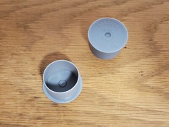 Pool Fence Hole Caps :: GRAY Color :: UV Rated