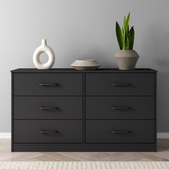 New Mainstays Ardent 6 Drawer Dresser, 53.75″ Wide, White