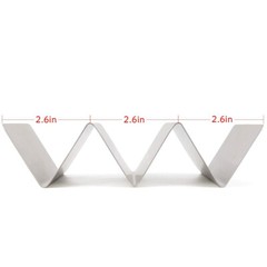 US 2 Food Grade Stainless Steel Taco Holder Stand Truck Tray Style Oven Safe