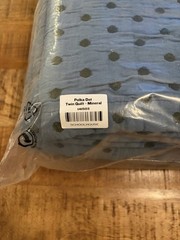 NEW Schoolhouse Mineral Polka Dot Quilt Twin