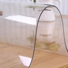 Premium Clear Plastic Vinyl Table Cover Tablecloth Protector – Sold Folded
