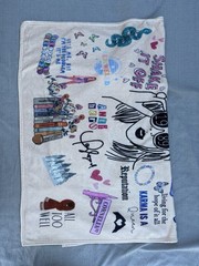 Taylor Swift Eras Tour Fleece Lightweight Throw Blanket 41” X 52”