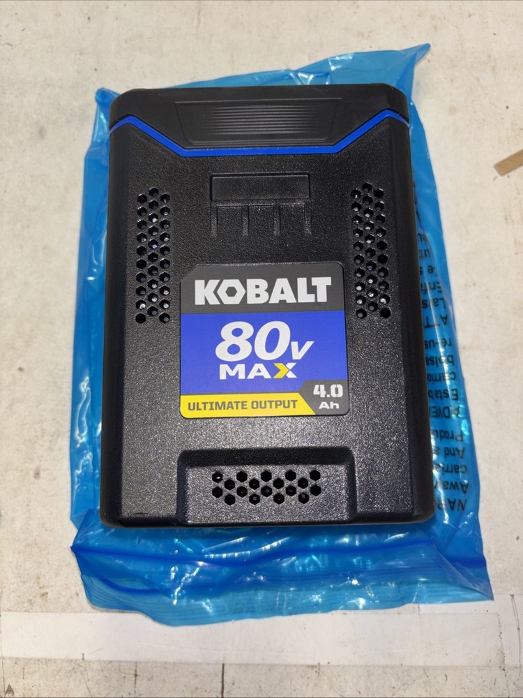 GENUINE KOBALT KB480-06 80V Max 4.0ah LITHIUM ION BATTERY NEW FROM KIT. A18 0009