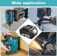 2PACK BL1860B for Makita 18V Lithium-Ion Tool Battery BL1860 BL1850 BL1830 6.0Ah