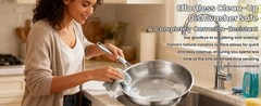Titanium Pan Frying Pans for Cooking Non Stick with Lid 11.81in Upgraded