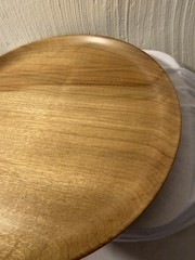 Myrtlewood 10.25 X 10.25 Serving Platter Plate Salem Oregon Holy Land Preowned