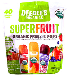 Deebee’s Organic Superfruit Freezie Pops Variety Pack 40 x 1.35 Fl Oz EXP 05/29