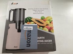 LQZ 120 Volts 350 Watts 60Hz ColdPress/ Fourth Masticating Juicer – Black