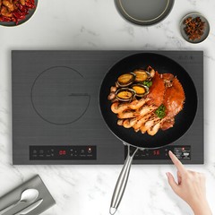 Portable Induction Cooktop Countertop Dual Cooker Burner Stove Hot Plate 4000W
